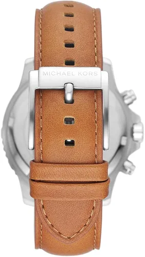 Miniatura 3 de Michael Kors Reloj Cronógrafo de acero inoxidable Cortlandt, MarrónAzul, Reloj de cuarzo