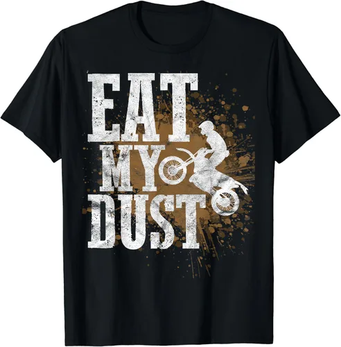 Diseño de motocross para niños y jóvenes, idea de regalo, camiseta de motociclista para hombre, Negro -