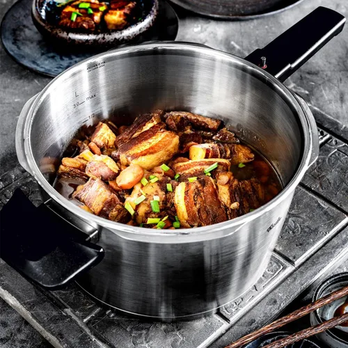 Miniatura 2 de Fissler Vitaquick Premium - Juego de 2 piezas de tamaño grande, olla a presión de 4.2 cuartos de galón y 8.5 cuartos de galón