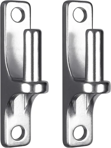 Miniatura 10 de Insaga Bisagra de puerta para valla de montaje en pared, bisagras de puerta de granja resistentes, acero inoxidable 304 fundido con diseño