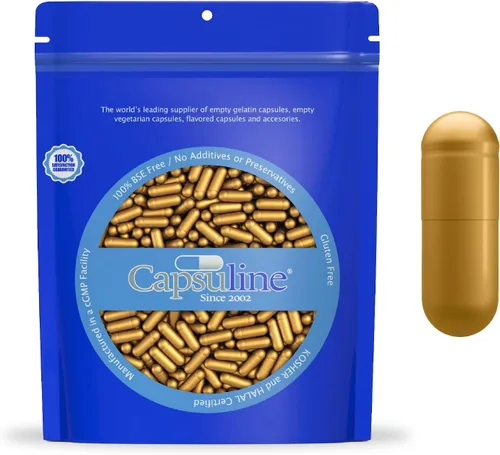 Miniatura 11 de Capsuline Tamaño 0 – Cápsulas de gelatina vacías de color blanco – 1000 unidades – Cápsulas vacías de gel – Relleno de cápsula de píldora bovina