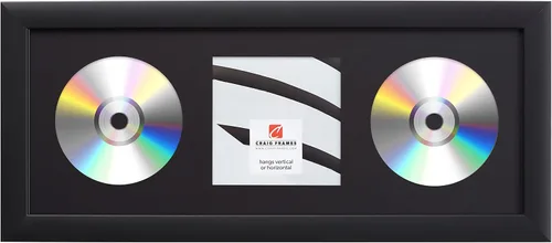 Miniatura 9 de Craig Frames paspartú para mostrar CD con marco negro de 1 pulgada