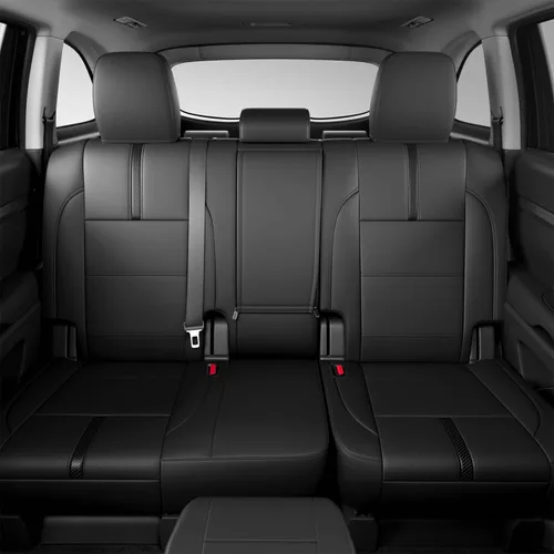 Miniatura 4 de Xipoo Funda para Asiento de 8 Plazas Compatible con Protector de Asiento de Coche para Toyota Highlander 2014-2019 Reemplazo para Accesorios