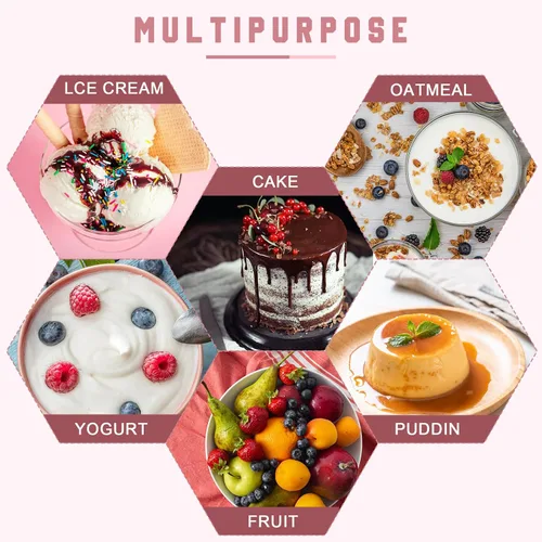 Miniatura 5 de Mifoci 50 tazas de plástico de 5 onzas para postre de color rosa para fiestas, mini tazones cuadrados desechables para postre, cuencos de parfait
