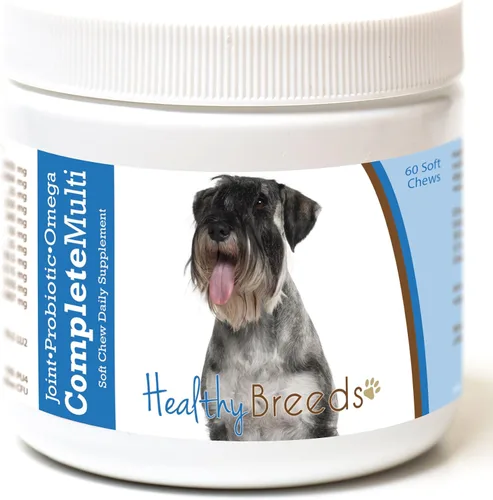 Miniatura 90 de Healthy Breeds Pug todo en uno multivitamínico suave masticable 60