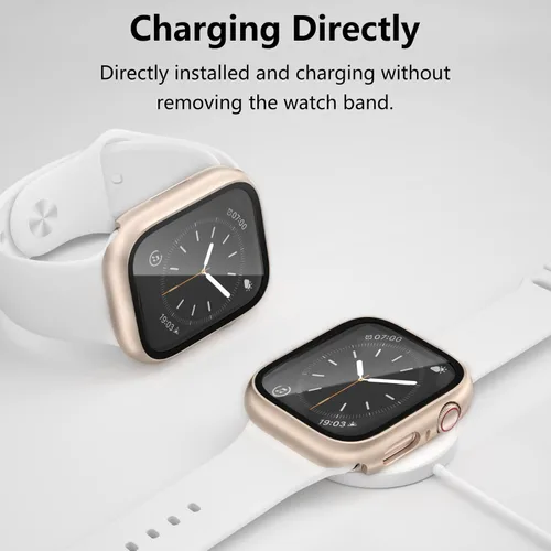 Miniatura 5 de COMMUTER [Paquete de 16] para Apple Watch Series 3/2/1 Protector de pantalla de 1.496 pulgadas, carcasa rígida de policarbonato ultrafino