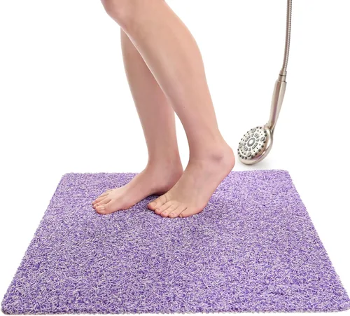 Miniatura 13 de Tapete de ducha antideslizante para bañera - Tapete de baño de lufa para baño - Tapete de baño de 40 x 16 pulgadas - Alfombra de baño antideslizante