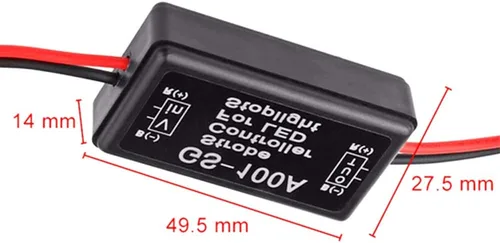 Miniatura 3 de Módulo de intermitente controlador estroboscópico de flash de 12 V-24 V para 3ª lámpara de freno LED lámpara de freno trasera (paquete de 1)