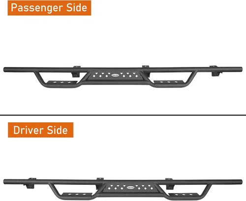 Miniatura 8 de u-Box Gladiator - Estribo de 6.9 pulgadas para Jeep Gladiator JT 2020-2026, dos rieles deslizantes tubulares antideslizantes para escaleras