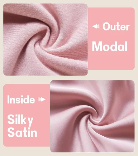 Miniatura 3 de SECZIPE 2 piezas de envoltura de cabello de satén de seda para dormir, gorras ajustables de noche para cabello rizado natural para mujeres y hombres