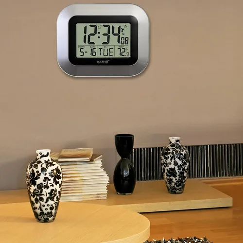 Miniatura 7 de La Crosse Technology Relojes de pared atómicos analógicos y digitales con temperatura
