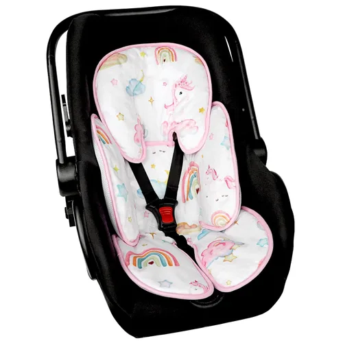 Miniatura 11 de Pea Pod - Soporte para la cabeza del asiento de coche para bebé recién nacido, 2 en 1 Soporte para la cabeza del asiento de coche para bebés
