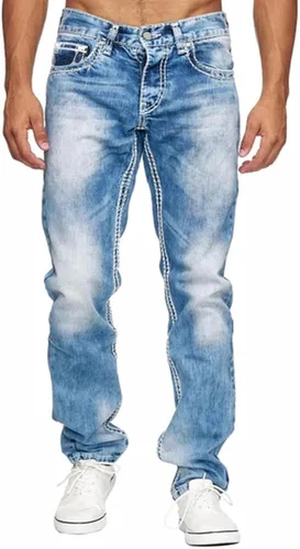 Jeans negros apilados para hombre, jeans rasgados y rasgados, pantalones de mezclilla rectos Harajuku, pantalones de hip hop, ropa de calle