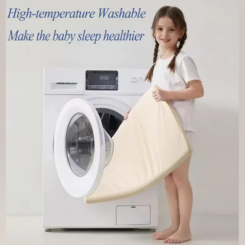 Miniatura 5 de Gwydre Colchón lavable de 52 x 27 pulgadas, 100% espuma viscoelástica lavable, colchón vertical para cama infantil con funda extraíble transpirable