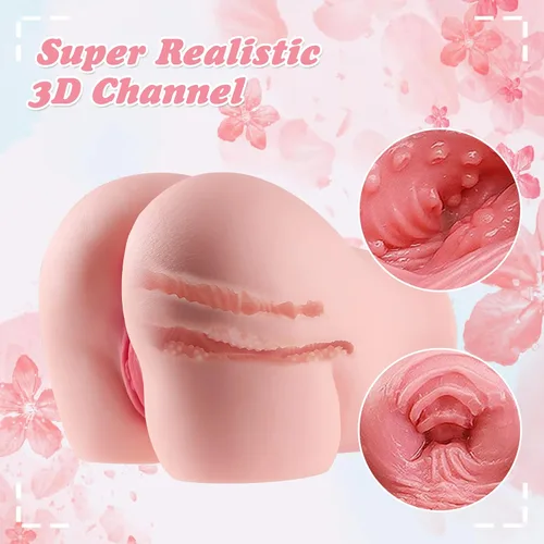 Miniatura 3 de Muñeca sexual masculina de 9 libras, masturbador masculino, gelatina súper suave, realista, de bolsillo, culo con vagina, sexo anal, cuerpo