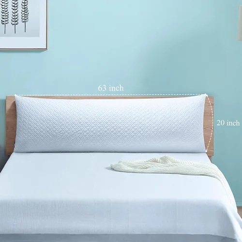 Miniatura 4 de Rainmr Almohada de Cama Tamaño Queen para Dormir de Espuma Viscoelástica Triturada con Altura Ajustable y Funda de Almohada Lavable Refrescante