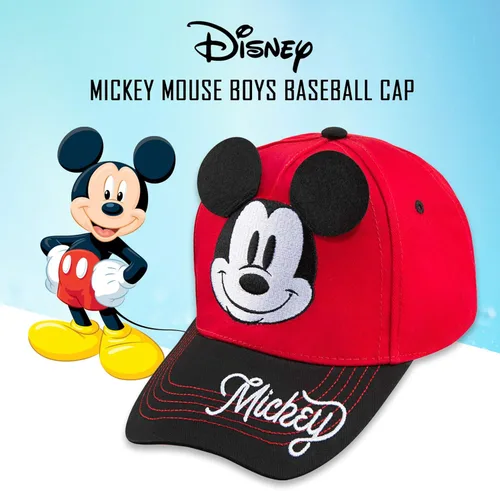 Miniatura 2 de Disney Gorra de béisbol de Mickey Mouse para niños de 2 a 7 años