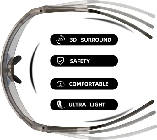 Miniatura 4 de ROCKBROS Gafas de sol deportivas fotocromáticas para hombres y mujeres, protección UV para ciclismo Transparente