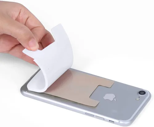 Miniatura 3 de AgentWhiteUSA Billetera para teléfono celular, con funda adherente, para tarjetas de crédito, de negocios y de identificación, apta para casi todos