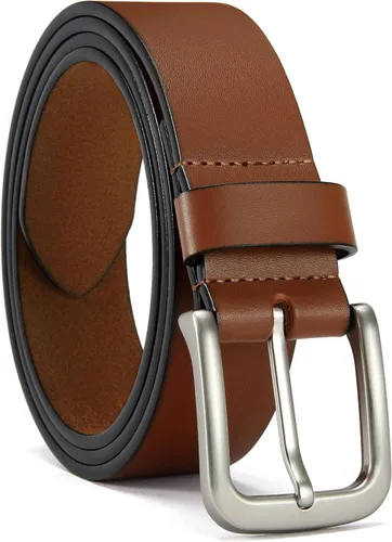 Miniatura 20 de CHAOREN Cinturones de cuero para hombre - Cinturón de 35mm de cuero genuino para jeans - Regalo para hombre para vestir casual