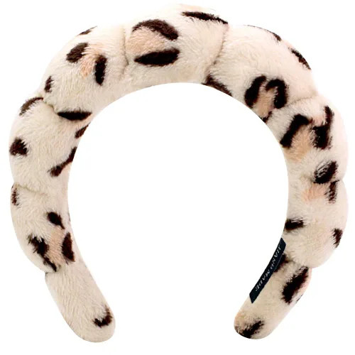 Miniatura 14 de AOENJIE Diademas de spa para lavar la cara o maquillaje, diademas de burbuja de esponja para el cuidado de la piel, diadema de tela de rizo