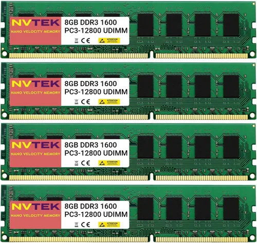 Miniatura 6 de 8 GB (1X8 GB) DDR3 1600 MHz PC3-12800 UDIMM 2Rx8 1.35V 240-PIN no ECC sin búfer memoria de computadora de escritorio