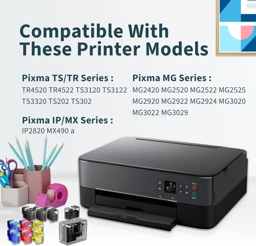 Miniatura 2 de 245XL 246XL Kit de recarga de tinta para Canon 245XL 246XL Combo Pack PG-245 CL-246 compatible con Pixma TR4520 TR4527 MG2522 MG2520 MX490 MX492