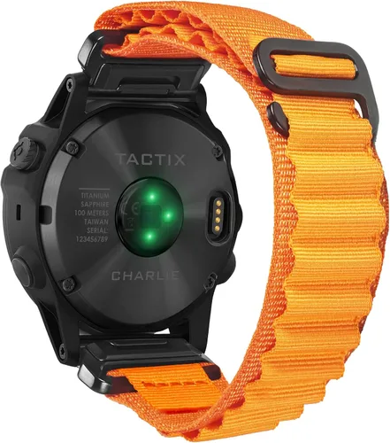 Miniatura 11 de Compatible con Garmin, correa deportiva de nailon tejido resistente con gancho en G para fēnix/Forerunner/Vivoactive/Approach/MARQ/quatix/D2 Series