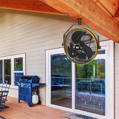Miniatura 7 de CAT Ventiladores - Ventilador de cubierta de 18 pulgadas para interiores y exteriores, IPX4, resistente a la intemperie, de alta velocidad, 4,000