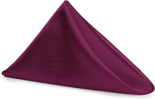 Miniatura 202 de Ultimate Textile -1 docena de servilletas reversibles Shantung Satin - Majestic - Servilletas de tela Majestic de 17 x 17 pulgadas, color marrón