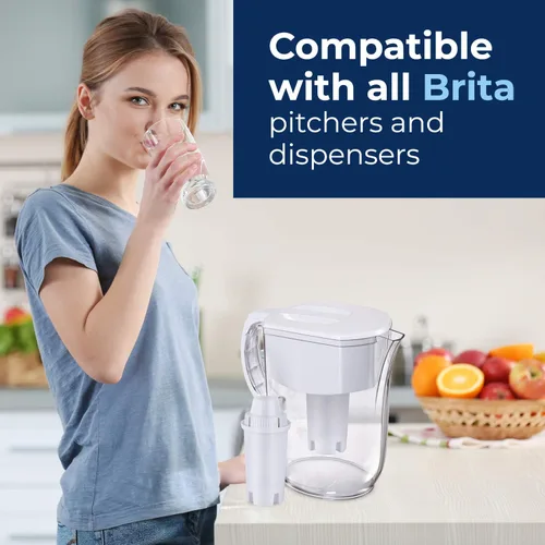 Miniatura 3 de Pureline Repuesto para filtro Brita®, jarras y dispensadores, Classic 35557, OB03, Mavea® 107007, repuesto para jarras Brita® Grand, Lake, Capri