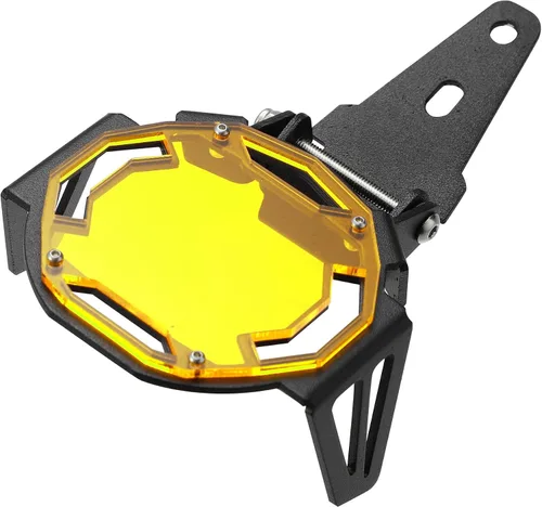 Miniatura 4 de Motoforti Par de la motocicleta LED antiniebla Protector Guardias OEM Foglight lámpara cubierta para BMW R1200 F800R1250 F850/GS amarillo