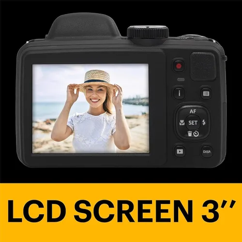 Miniatura 4 de KODAK PIXPRO AZ405-BK - Cámara digital de 20 MP, zoom óptico de 40X, lente gran angular de 0.945 in, estabilización de imagen óptica 1080P, video