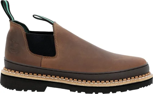 Miniatura 2 de Georgia Giant Romeo - Botas sin cordones - GR262, cuero de grano completo, antideslizantes, ligeras, con protector de parachoques resistente al
