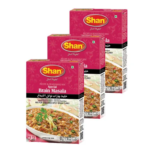 Miniatura 24 de Shan Korma Recipe and Seasoning Mix 1.76 oz (50g) - Spice Powder for Traditional Meat in Yogurt Sauce - Suitable for Vegetarians - Airtight Bag in a