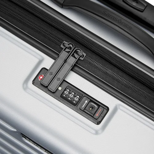 Miniatura 2 de Samsonite Omni 2 - Equipaje rígido extensible con ruedas giratorias, Plateado (Arctic Silver)
