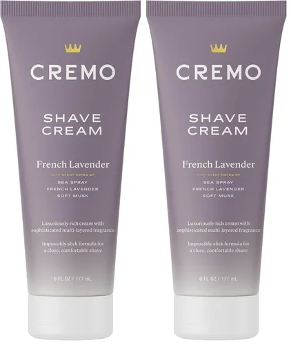 Miniatura 12 de Cremo Crema de afeitar para mujer para piel sensible, hidratante, lavanda francesa, crema de afeitado ultrafina para mujeres, combate rasguños