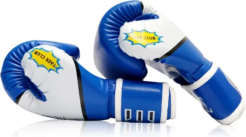 Miniatura 2 de CKE Guantes de boxeo para niños y niñas, jóvenes de 5 a 12 años, guantes de boxeo de entrenamiento para saco de boxeo, kickboxing, muay thai Azul