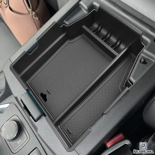 Miniatura 7 de RUNROAD Bandeja organizadora de consola central compatible con Chevy Traverse 2018-2021 2022 2023, caja de almacenamiento secundaria, bandeja