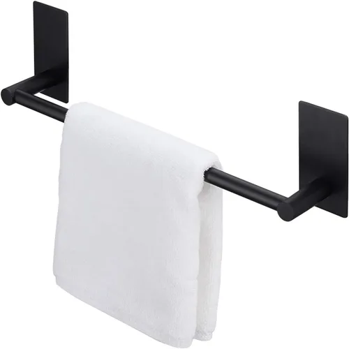 Miniatura 20 de KES Toallero de baño autoadhesivo de 24 pulgadas, no requiere taladro, para colgar toallas de baño, soporte para toallas de baño, acero inoxidable
