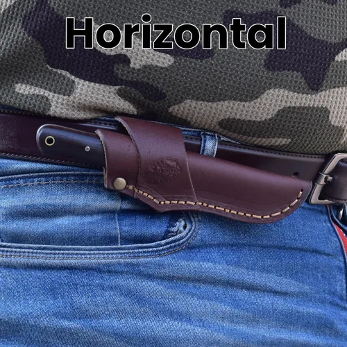 Miniatura 7 de Knives Ranch Cuchillo EDC Tanto hecho a mano de 7 pulgadas, hoja de acero de Damasco de espiga completa, cuchillo compacto para uso diario ranch