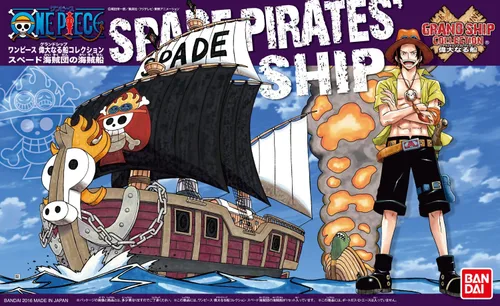 Miniatura 7 de Bandai Kit de modelo de plástico de piratas de pala Grand Ship Collection de una pieza