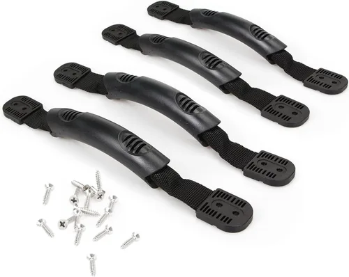 Boncas Asas de transporte de kayak, resistente kit de accesorios de repuesto para kayaks, maleta, equipaje Mango lateral-4PK