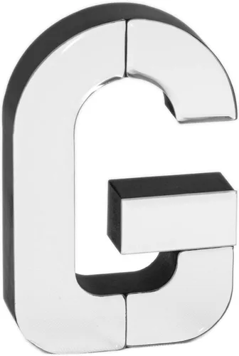 Miniatura 11 de COLLECTIVE HOME - Letra decorativa de madera y vidrio espejado de 7 pulgadas de alto, decoración de pared para el hogar, el dormitorio y la oficina.