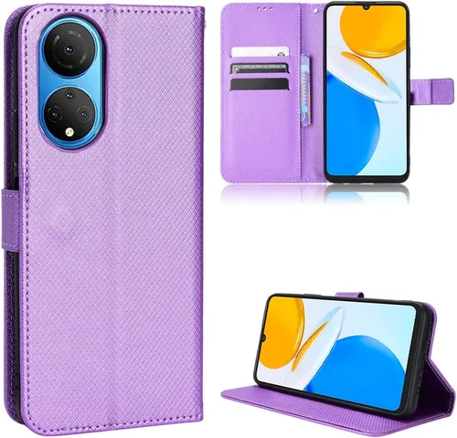 Miniatura 7 de Funda para Honor X7, CMA-LX2, piel sintética negra, tema de dibujos animados, ranura para tarjeta y clip para notas