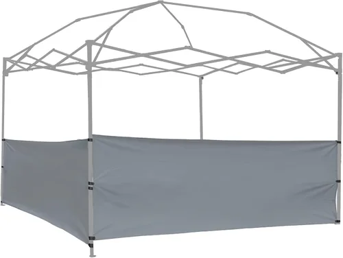Miniatura 6 de Dos medias paredes, 2 paneles de pared solar de media pared lateral para toldo emergente, carpa de refugio de 10 x 10 pies, 10 x 15 pies, 10 x 20