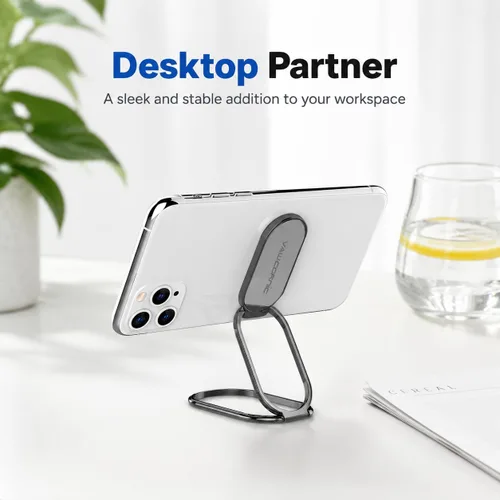 Miniatura 7 de VAWcornic Soporte para anillo de teléfono, soporte de dedo giratorio de doble dirección de 540° para iPhone, Samsung, Huawei Smartphone, Tablet