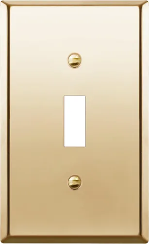 Miniatura 23 de ENERLITES Placa de Pared Metálica para Interruptor de Luz de Palanca, Acero Inoxidable 201, Resistente a la Corrosión, Tamaño Estándar 1-Gang 4.50