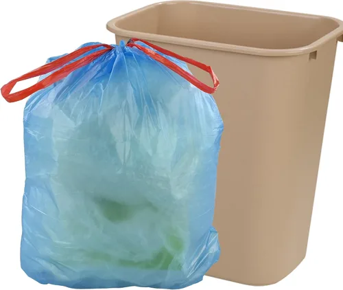 Miniatura 7 de Bolsas de basura medianas con cordón, 8 galones, 110 unidades/2 rollos