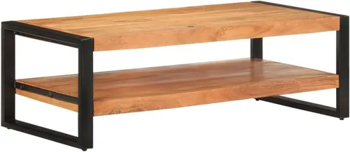 Mesa auxiliar, mesa de centro moderna adecuada para sala de estar, oficina, balcón, estudio, sala de estar familiar de 47.2 x 23.6 x 15.7 pulgadas,
